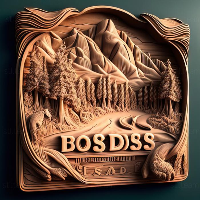 3D model Boises Idaho (STL)